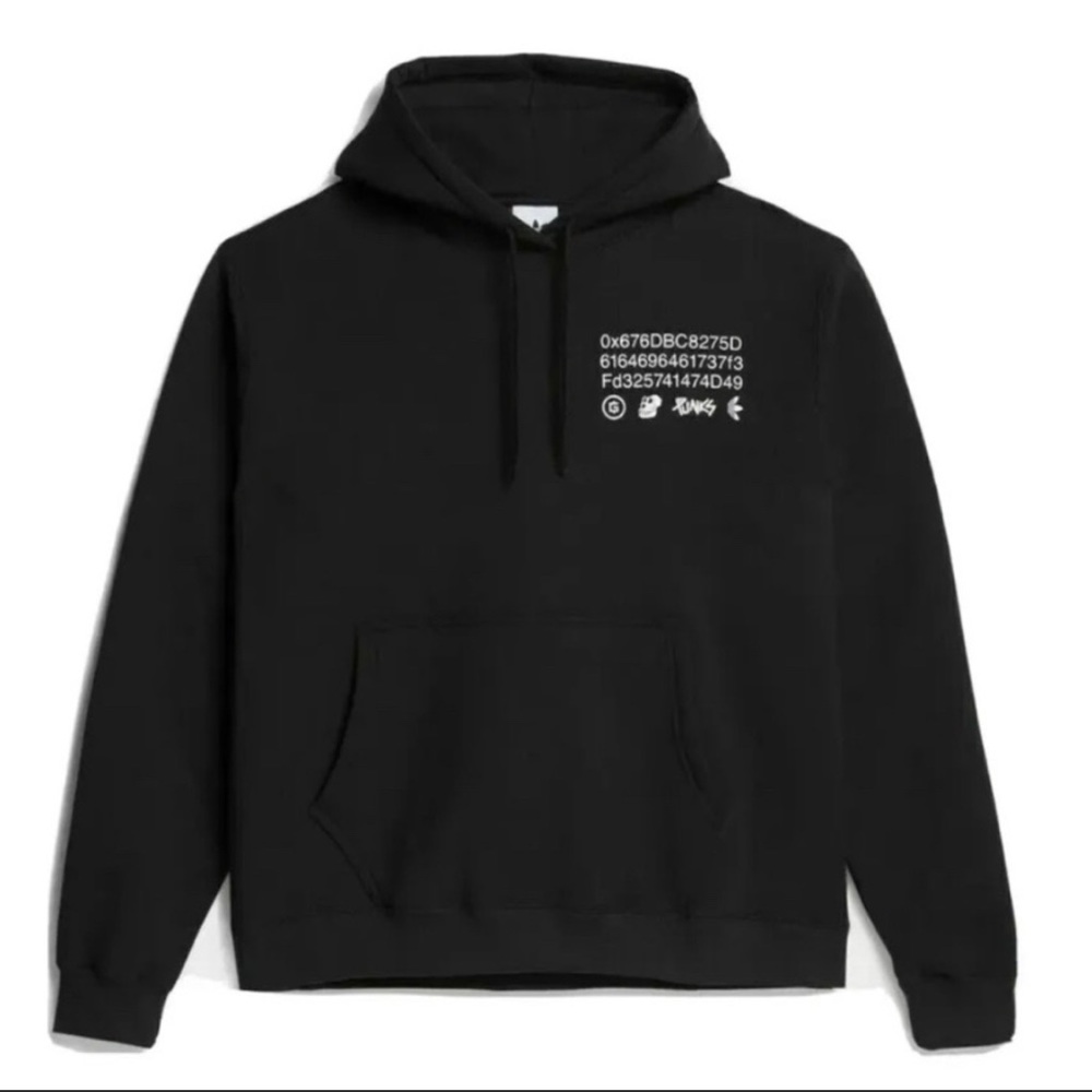Bored Ape Yacht Club Adidas Originals Hoodie BAYC Punks Into the Metaverse LARGE